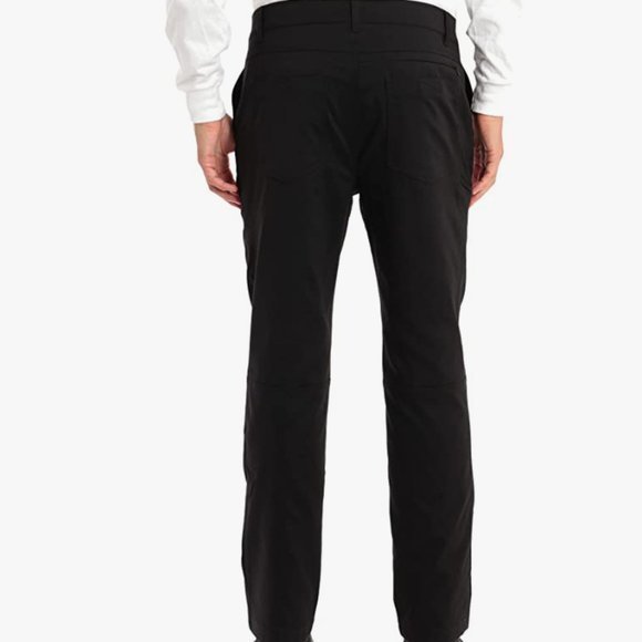 New Gerry Men's 40 X 34 Black Venture Fleece Lined Stretch Comfort Waist Pants - Picture 3 of 10